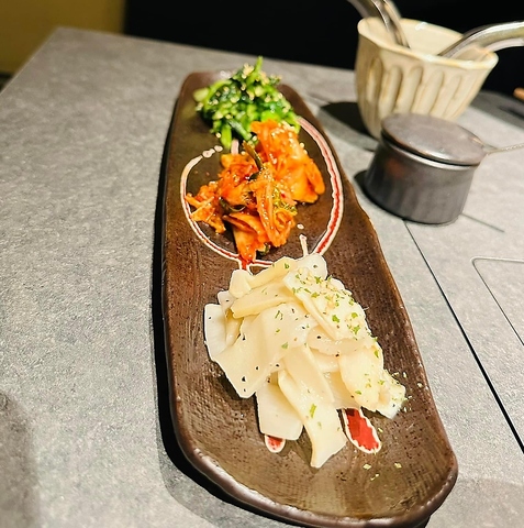 キムチナムル盛合せ