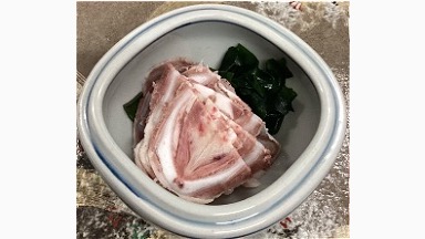 豚軟膏の刺身