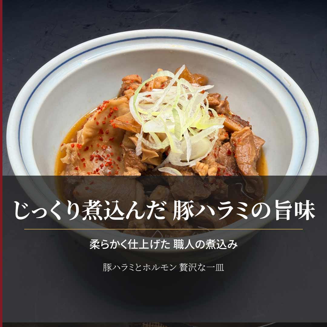 国産 豚ハラミとホルモンの特製味噌煮込み 1.2kg（200g×6袋） 2