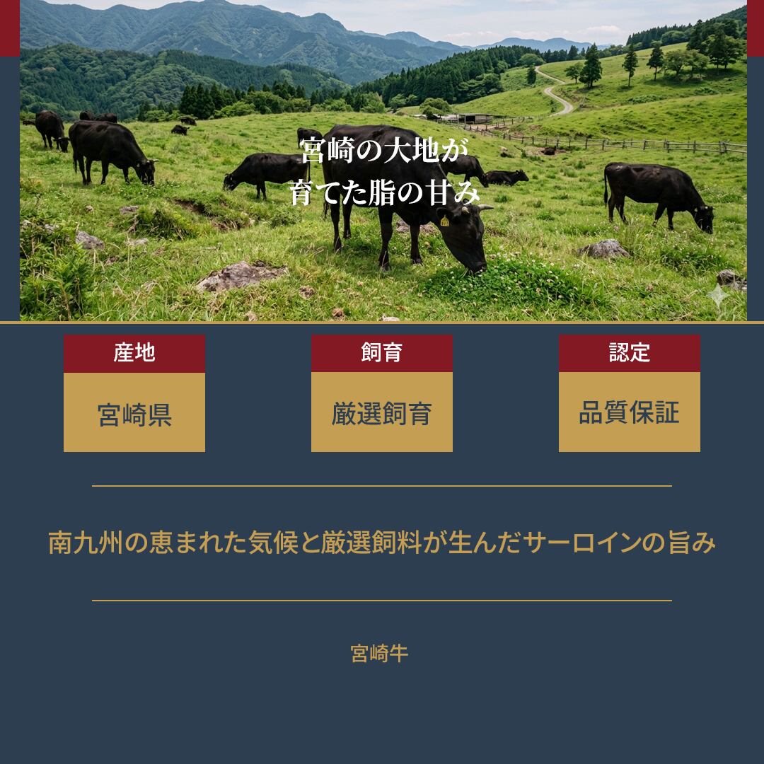 宮崎牛サーロイン・ステーキ用 11